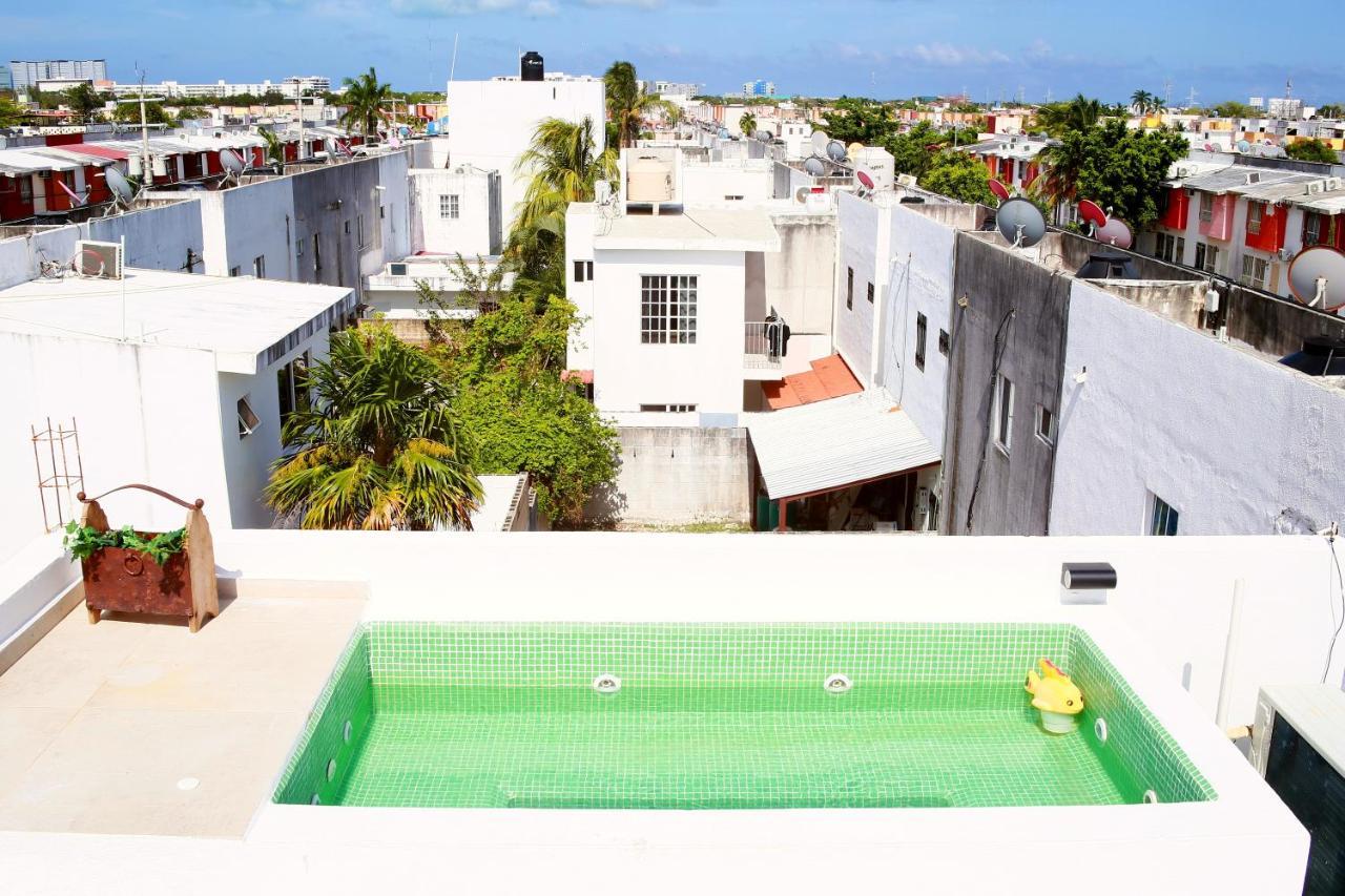 Apartamento privado, NUEVO Jacuzzi Rooftop, AC, GRAN WF Cancún Exterior foto